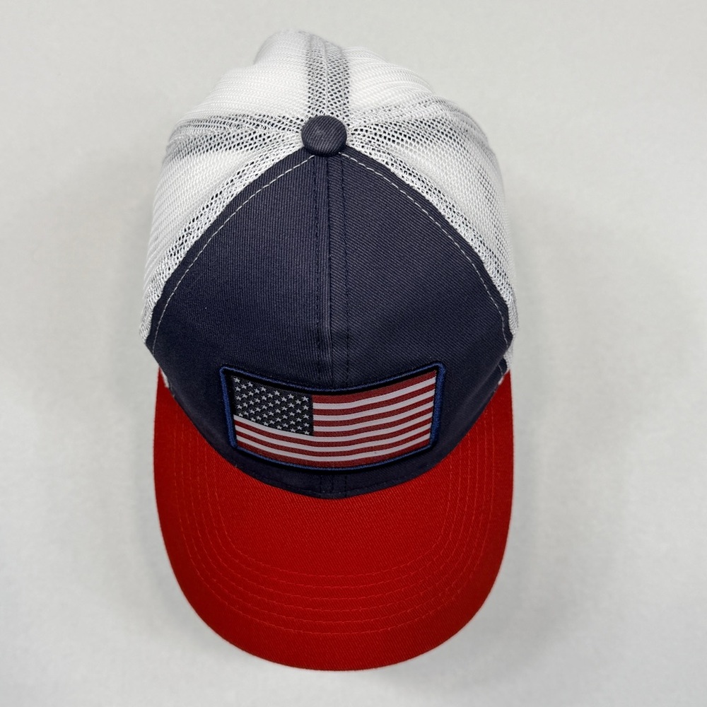 Outdoor Cap Mens USA Flag Patch Mesh Adjustable SnapBack Baseball Cap